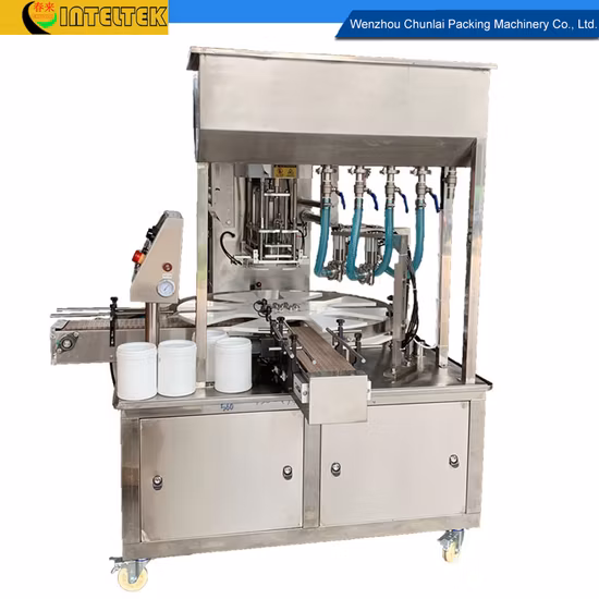Kitchen Cleaning Tissue Packaging Baby Wipes Medical Towel Can Packing Wet Towelette Canister Labeling Cap Disinfectant Fill Rotary Type Filling Sealing Machine