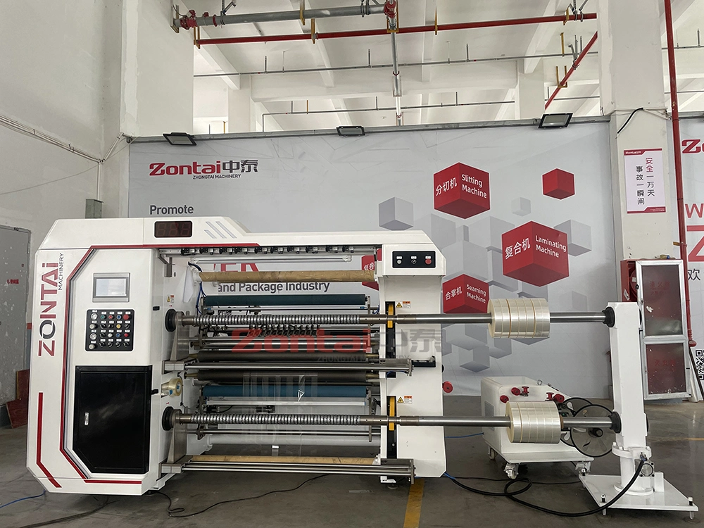 BOPP PVC Pet PE Laminated Film Aluminum Foil Printing Film Plastic Film Slitting Machine