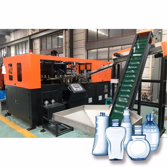 Extrusion entièrement automatique pour animaux de compagnie Bouteille en plastique extensible Soufflage Moulage par soufflage Fabrication de moulage Machine de moulage Mouleurs Machines Fabricants d'équipement Prix du PEHD PP