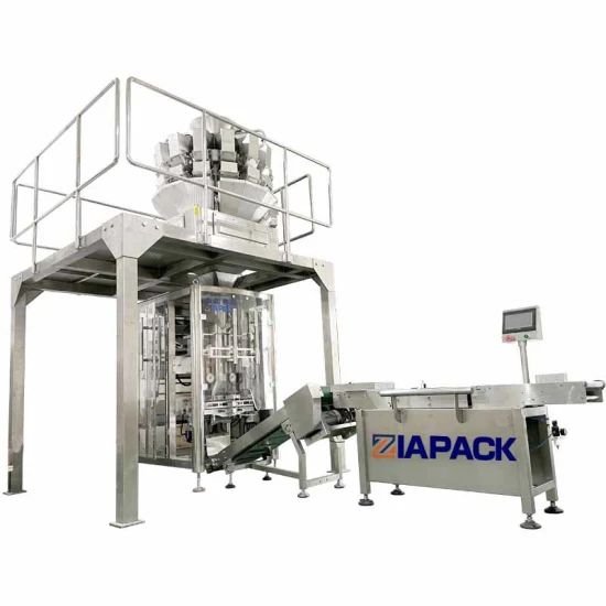 Machine de conditionnement alimentaire multifonction Vffs automatique pour sachet de sachet de céréales de collation de fruits