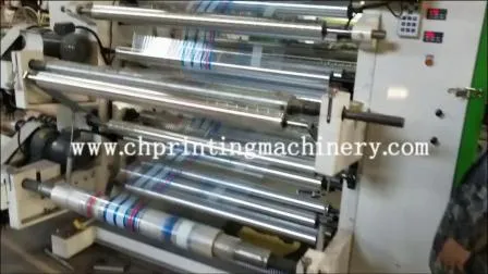 Nouvelle haute vitesse/vente chaude/bonne qualité Pet/HDPE/PE film plastique imprimante flexographique 6 couleurs/machine d'impression d'emballage