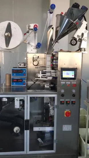 Prix ​​d'usine Kst-182 étanchéité automatique à ultrasons filtre goutte à goutte poudre de café sac d'emballage de remplissage sachet de thé alimentaire Machine d'emballage verticale avec enveloppe