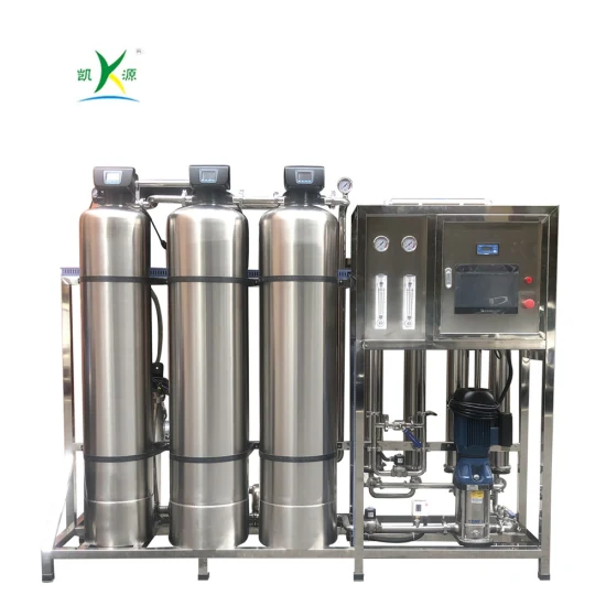 PLC 1000L/H RO système de traitement de l'eau SUS industriel filtre à eau potable Machine purificateur de Purification par osmose inverse usine