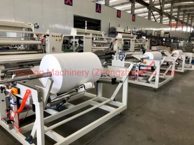 La Chine Non-Woven Rolls Rewinding Machine Canister Wet Wipe Machine