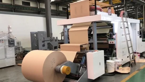 2color Automatic PP/Non-Woven/Sac en papier/Film plastique Machine d'impression flexo flexographique (ZYT-2)